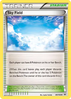 Sky Field Uncommon card from Roaring Skies