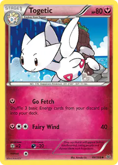 Togetic Uncommon card from Roaring Skies