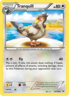 Tranquill Uncommon card from Roaring Skies
