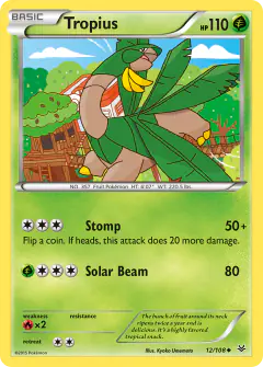 Tropius Uncommon card from Roaring Skies