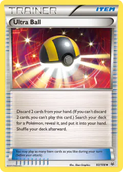 Ultra Ball Uncommon card from Roaring Skies