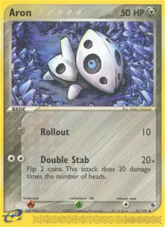 Aron Uncommon card from Ruby & Sapphire