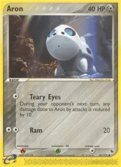 Aron Common card from Ruby & Sapphire