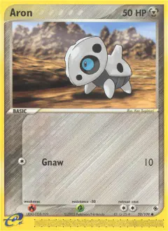 Aron Common card from Ruby & Sapphire