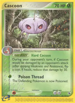Cascoon Uncommon card from Ruby & Sapphire