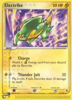 Electrike Uncommon card from Ruby & Sapphire