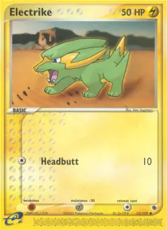Electrike Common card from Ruby & Sapphire