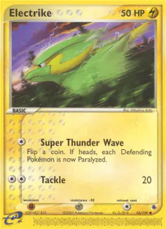 Electrike Common card from Ruby & Sapphire