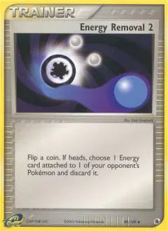 Energy Removal 2 Uncommon card from Ruby & Sapphire