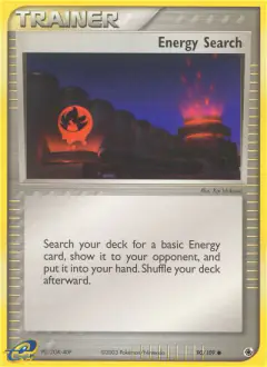 Energy Search Common card from Ruby & Sapphire