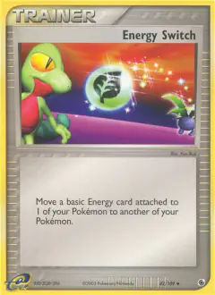 Energy Switch Uncommon card from Ruby & Sapphire