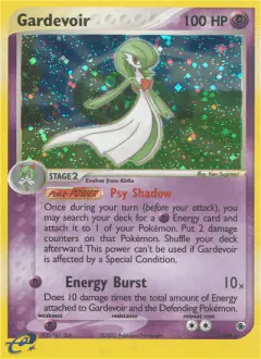 Gardevoir Rare Holo card from Ruby & Sapphire