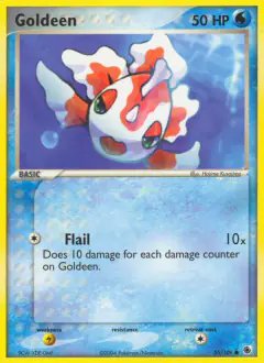 Goldeen Common card from Ruby & Sapphire