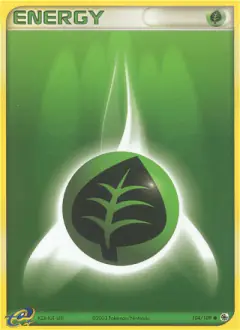 Grass Energy Common card from Ruby & Sapphire