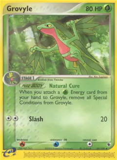Grovyle Uncommon card from Ruby & Sapphire