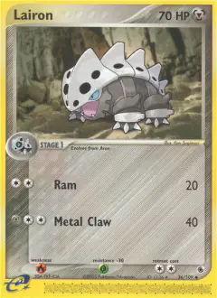 Lairon Uncommon card from Ruby & Sapphire
