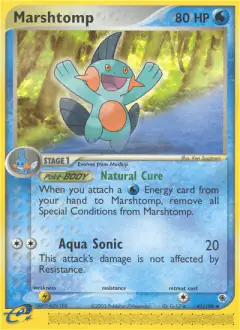 Marshtomp Uncommon card from Ruby & Sapphire