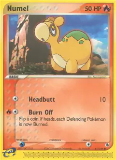 Numel Common card from Ruby & Sapphire
