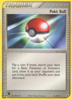Poké Ball Uncommon card from Ruby & Sapphire