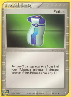 Potion Common card from Ruby & Sapphire