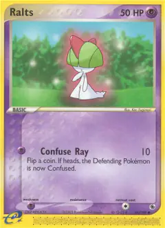 Ralts Common card from Ruby & Sapphire