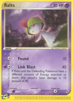 Ralts Common card from Ruby & Sapphire