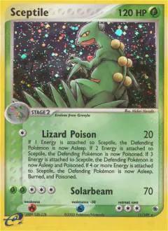 Sceptile Rare Holo card from Ruby & Sapphire