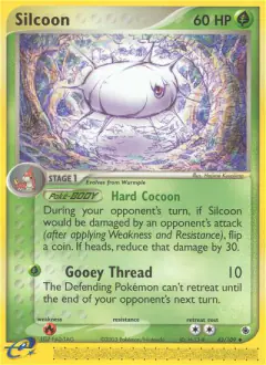 Silcoon Uncommon card from Ruby & Sapphire