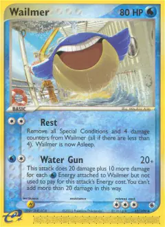 Wailmer Uncommon card from Ruby & Sapphire