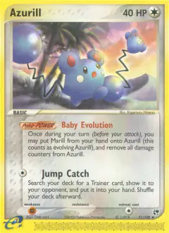 Azurill Uncommon card from Sandstorm