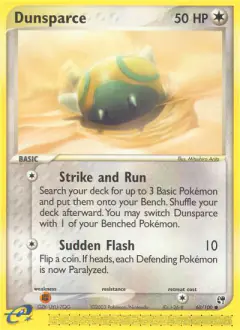Dunsparce Common card from Sandstorm