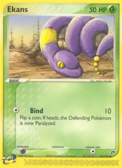 Ekans Common card from Sandstorm