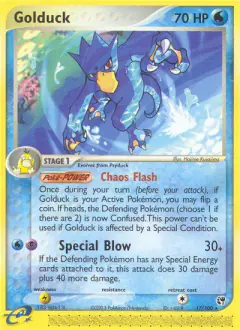 Golduck Rare card from Sandstorm