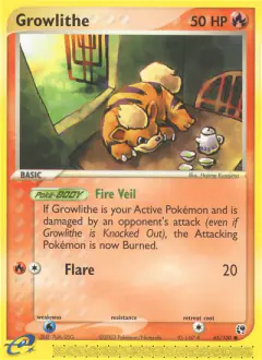 Growlithe Common card from Sandstorm