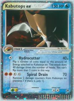 Kabutops ex Rare Holo EX card from Sandstorm