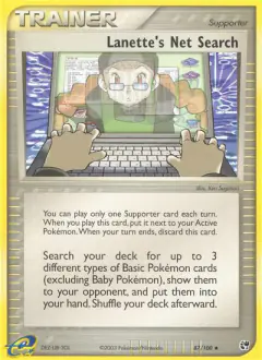 Lanette's Net Search Uncommon card from Sandstorm