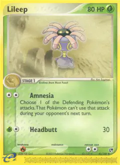 Lileep Uncommon card from Sandstorm