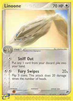 Linoone Uncommon card from Sandstorm