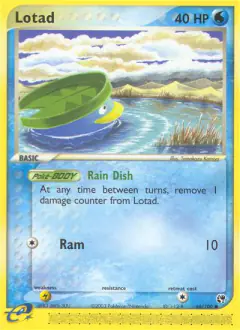 Lotad Common card from Sandstorm