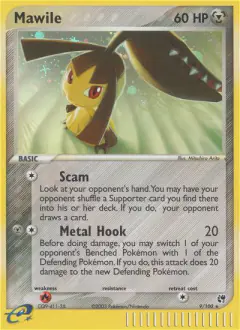 Mawile Rare Holo card from Sandstorm