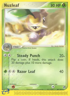 Nuzleaf Uncommon card from Sandstorm