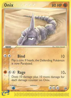 Onix Common card from Sandstorm