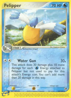 Pelipper Uncommon card from Sandstorm