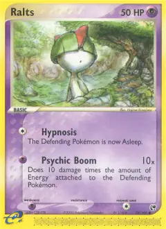 Ralts Common card from Sandstorm