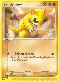 Sandshrew Common card from Sandstorm