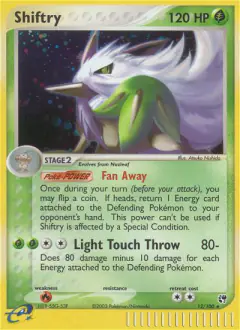 Shiftry Rare Holo card from Sandstorm