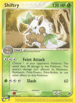 Shiftry Rare card from Sandstorm