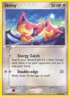 Skitty Common card from Sandstorm