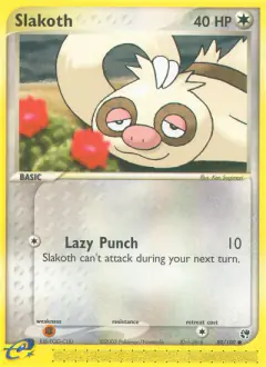 Slakoth Common card from Sandstorm