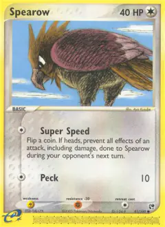 Spearow Common card from Sandstorm